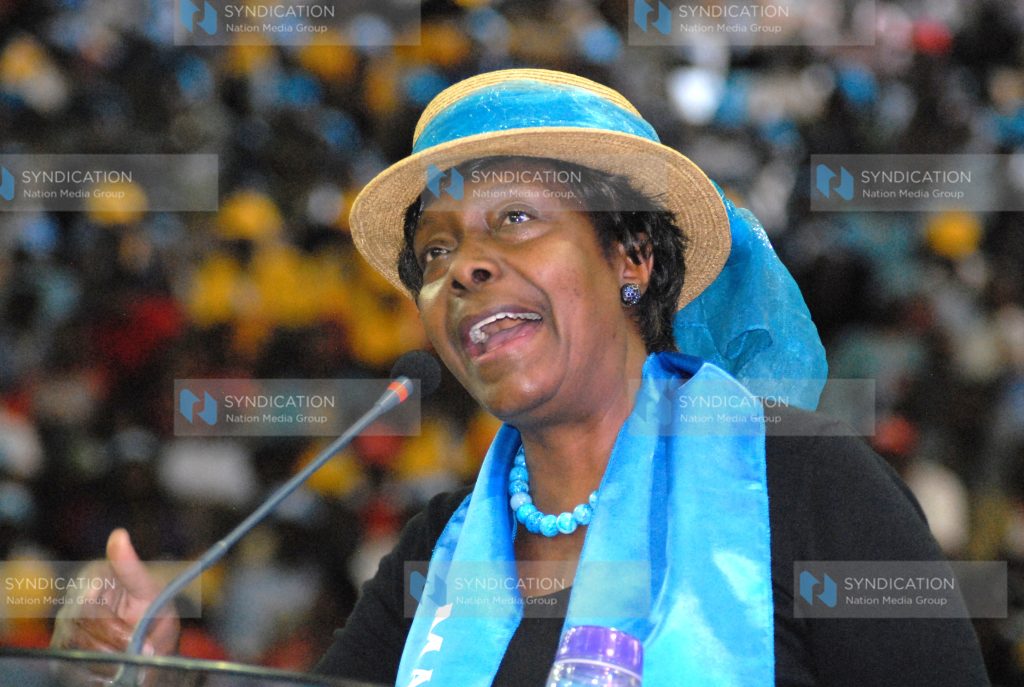 NARC party leader Charity Ngilu