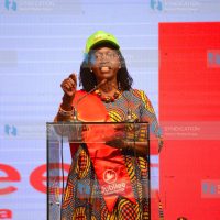 Narc Kenya Leader Martha Karua making her address during Jubilee Party National Delegates Conference