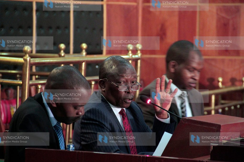 National Assembly transport committee chair Maina Kamanda