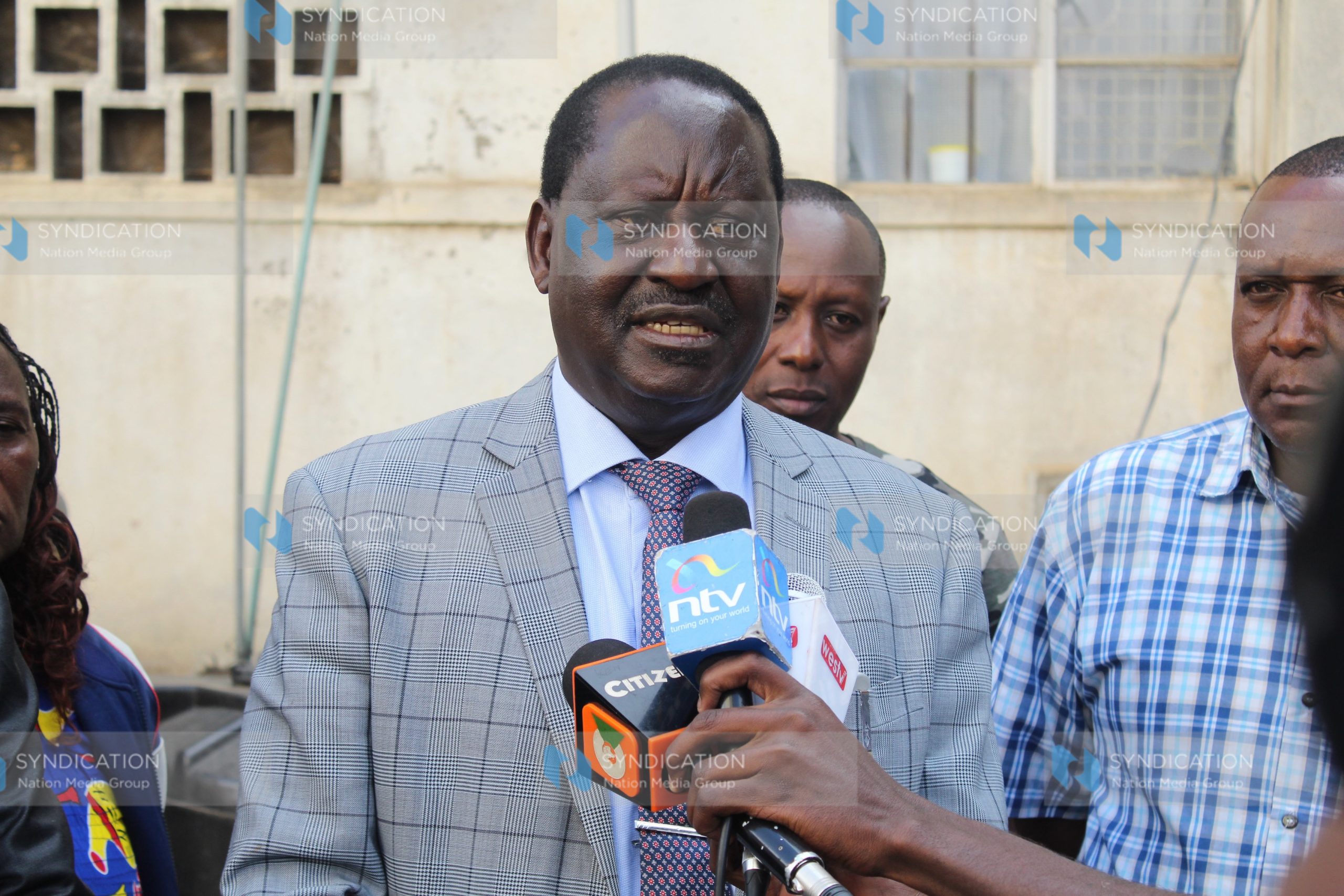 Former Prime Minister Raila Odinga