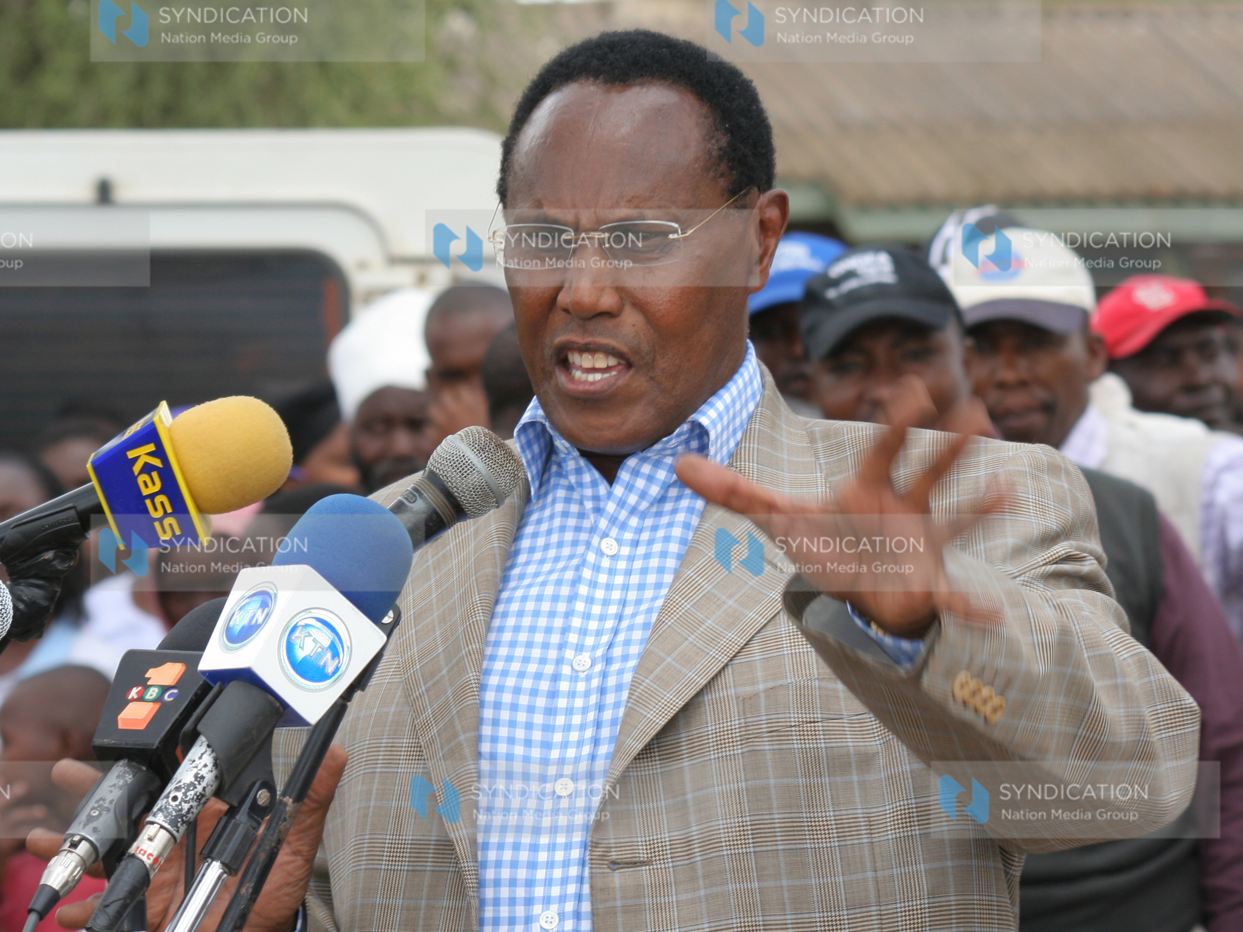 Internal Security minister George Saitoti