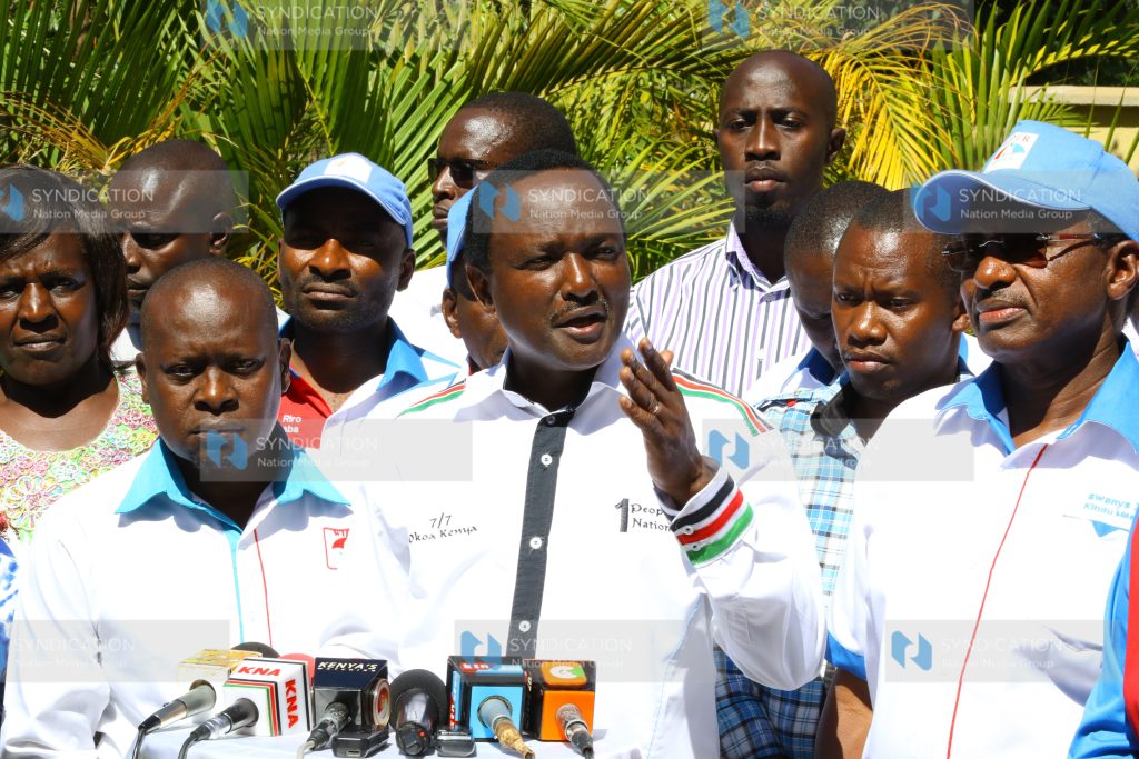 Wiper Democratic Movement Party leader Kalonzo Musyoka