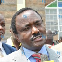 Vice President Kalonzo Musyoka speaks to the Press