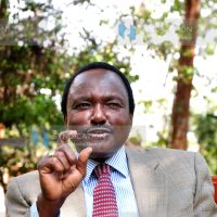 Kalonzo Musyoka during an interview