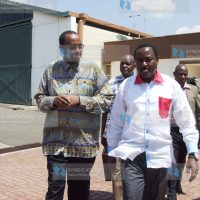 Vice president Kalonzo Musyoka with nominated MP Mohammed Affey