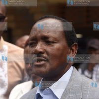 Kalonzo Musyoka addressing journalists