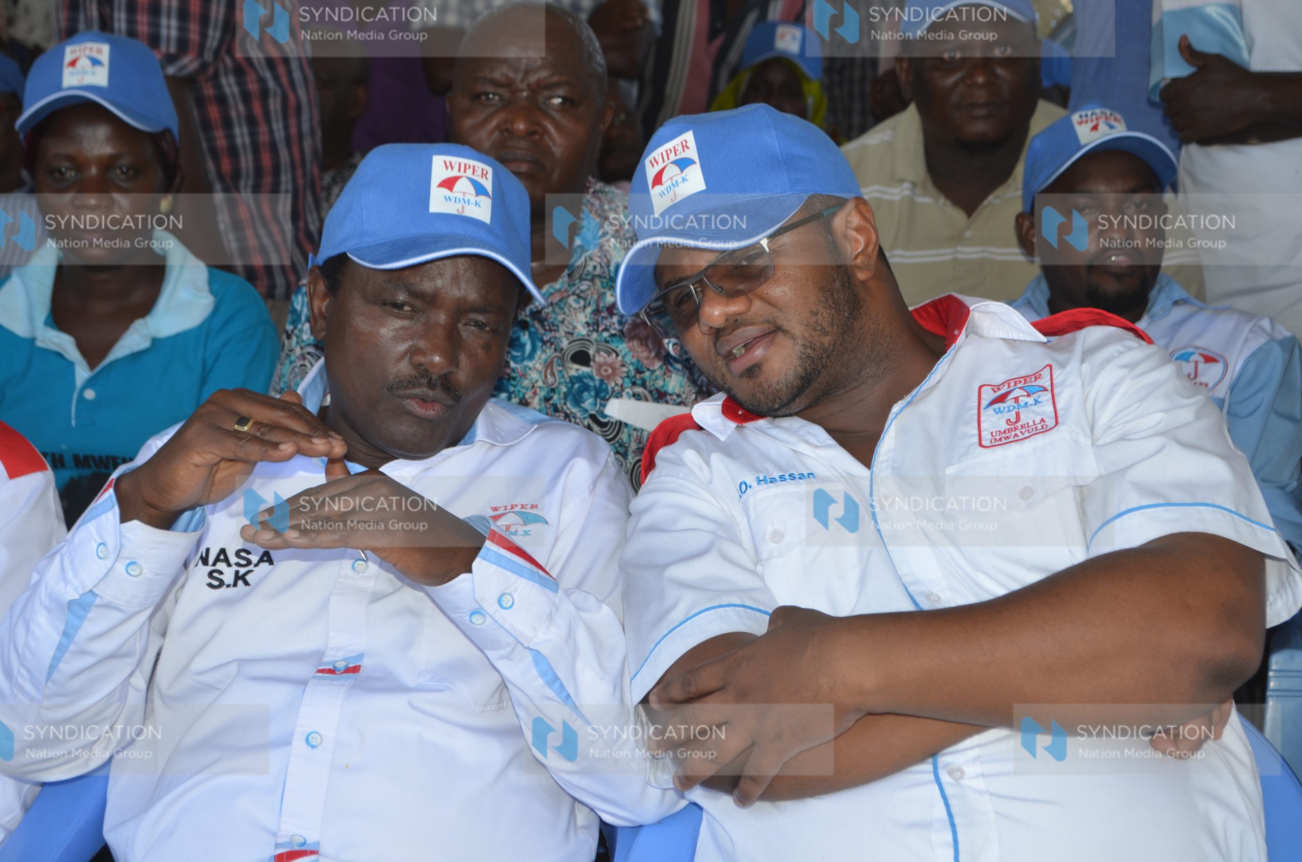 Kalonzo Musyoka with Mombasa County Senator Hassan Omar