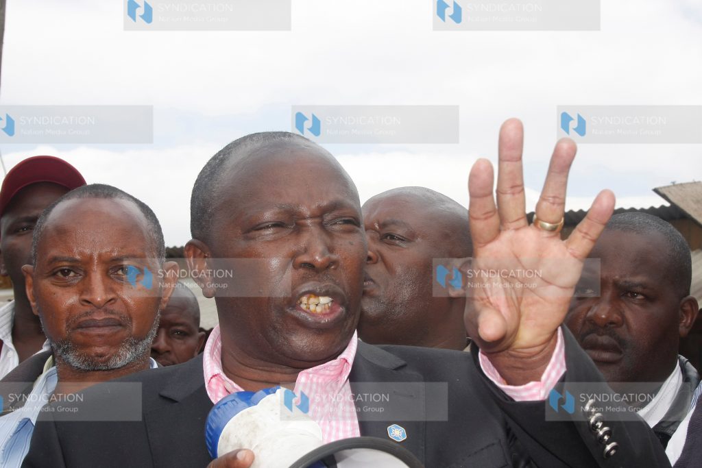 Starehe MP Maina kamanda addresses his constituency members