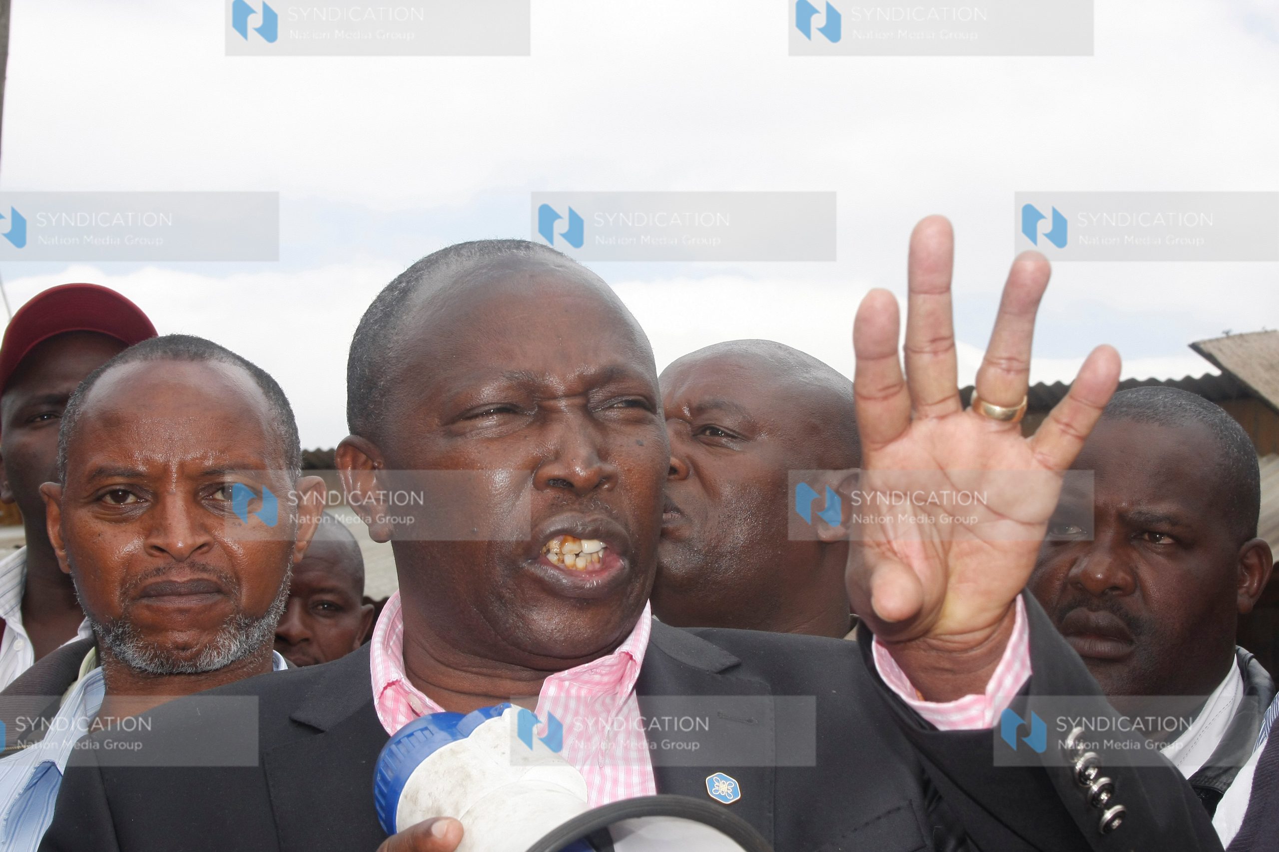 Starehe MP Maina kamanda addresses his constituency members