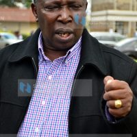 Former Starehe MP Maina Kamanda briefs media
