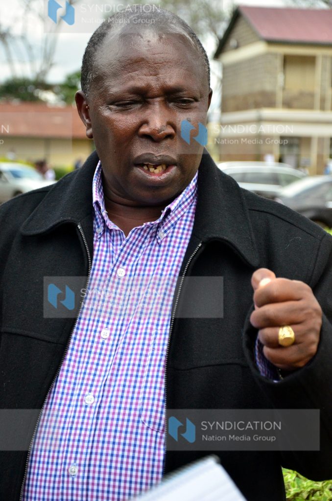 Former Starehe MP Maina Kamanda briefs media