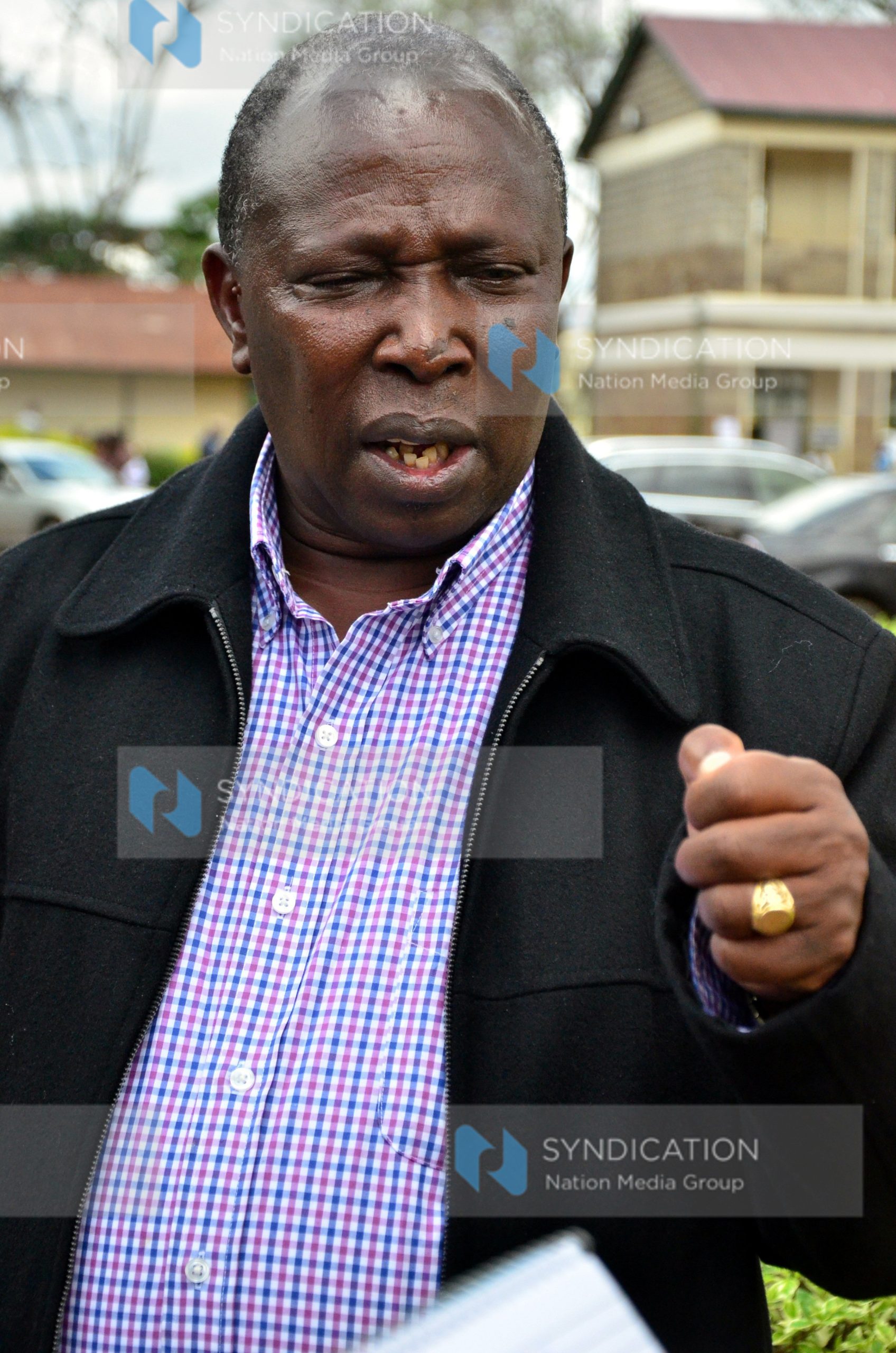Former Starehe MP Maina Kamanda briefs media