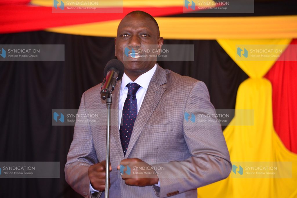 William Ruto address a delegation of Ukambani leaders