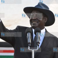 Raila Odinga addresses wananchi at Kangema