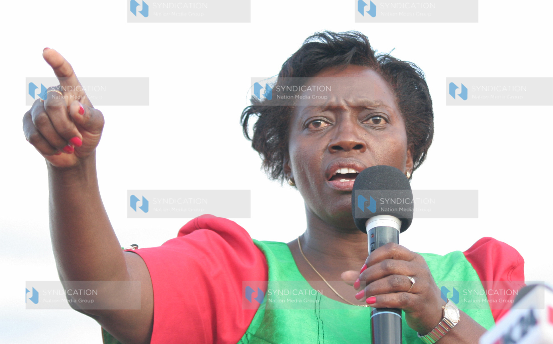 Martha Karua speaks at Soweto Village in Embakasi