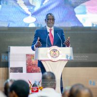 President William Ruto delivers his speech