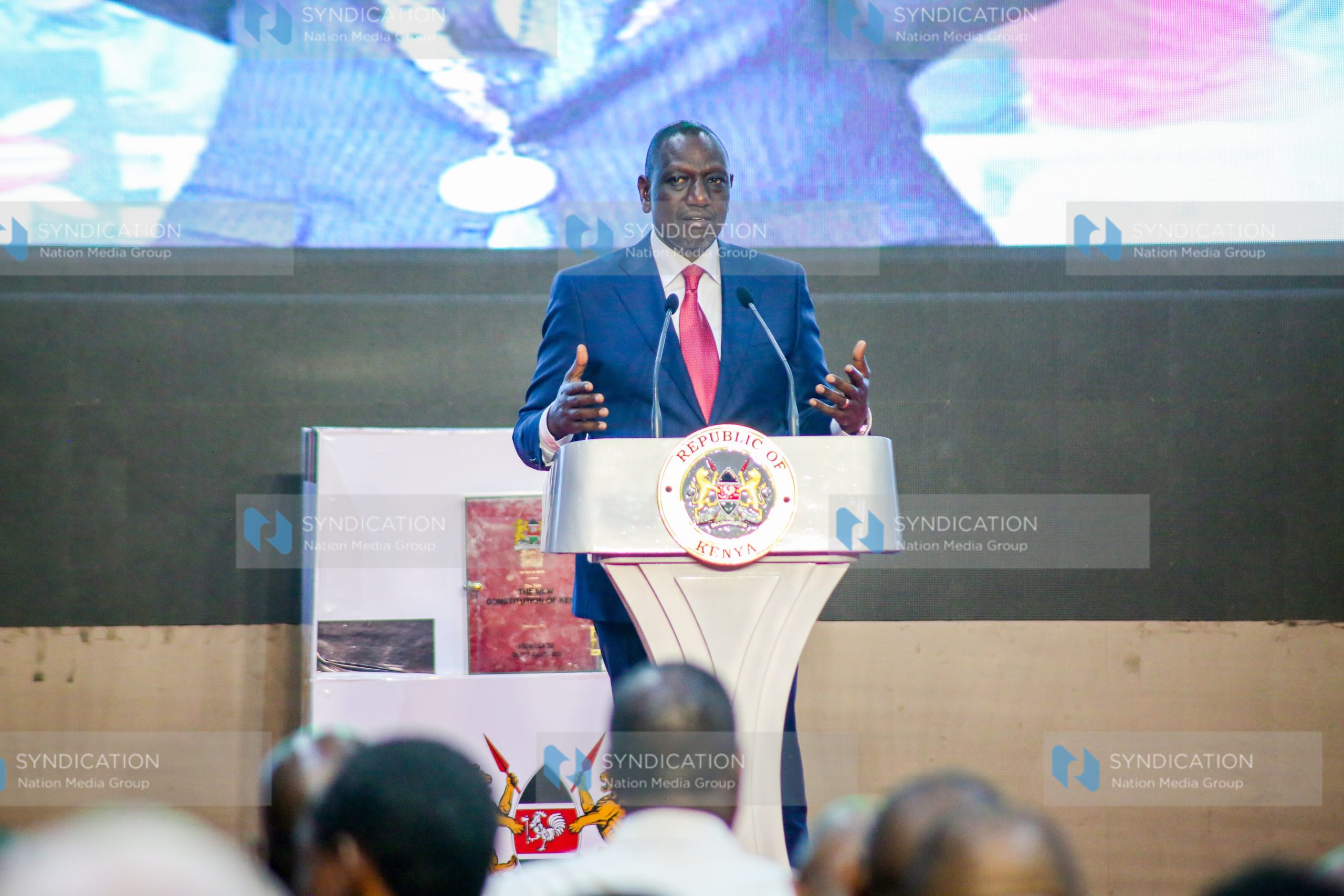 President William Ruto delivers his speech