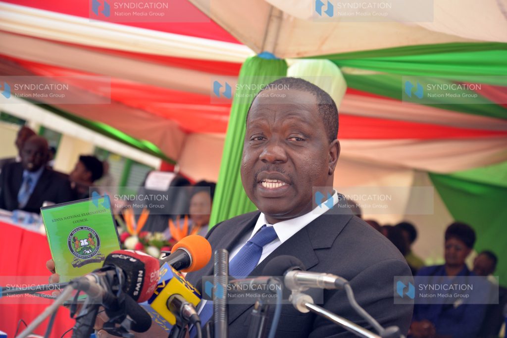 2015 Kenya Certificate of Primary Education (KCPE) results at KNEC offices