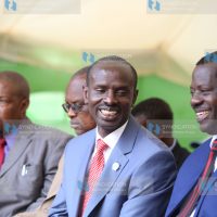 Wilson Sossion (Center) with KNUT Secretary General Mudzo Nzili (Right)