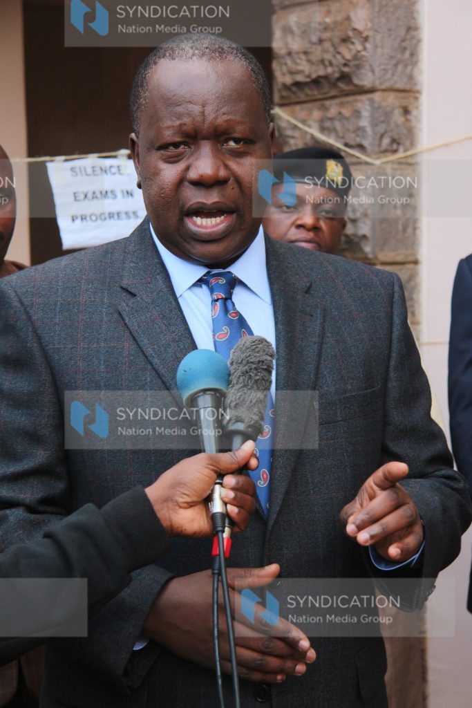 Cabinet Secretary ministry of Education Fred Matiang'i
