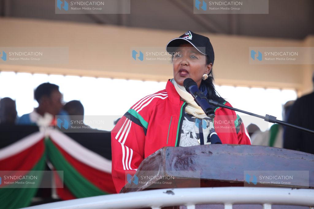 Sports CS Amina Mohamed gives her keynote speech