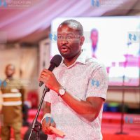 Senator Edwin Sifuna speaks during a Church service