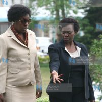 Charity Ngilu (left) and Gichugu MP Martha Karua