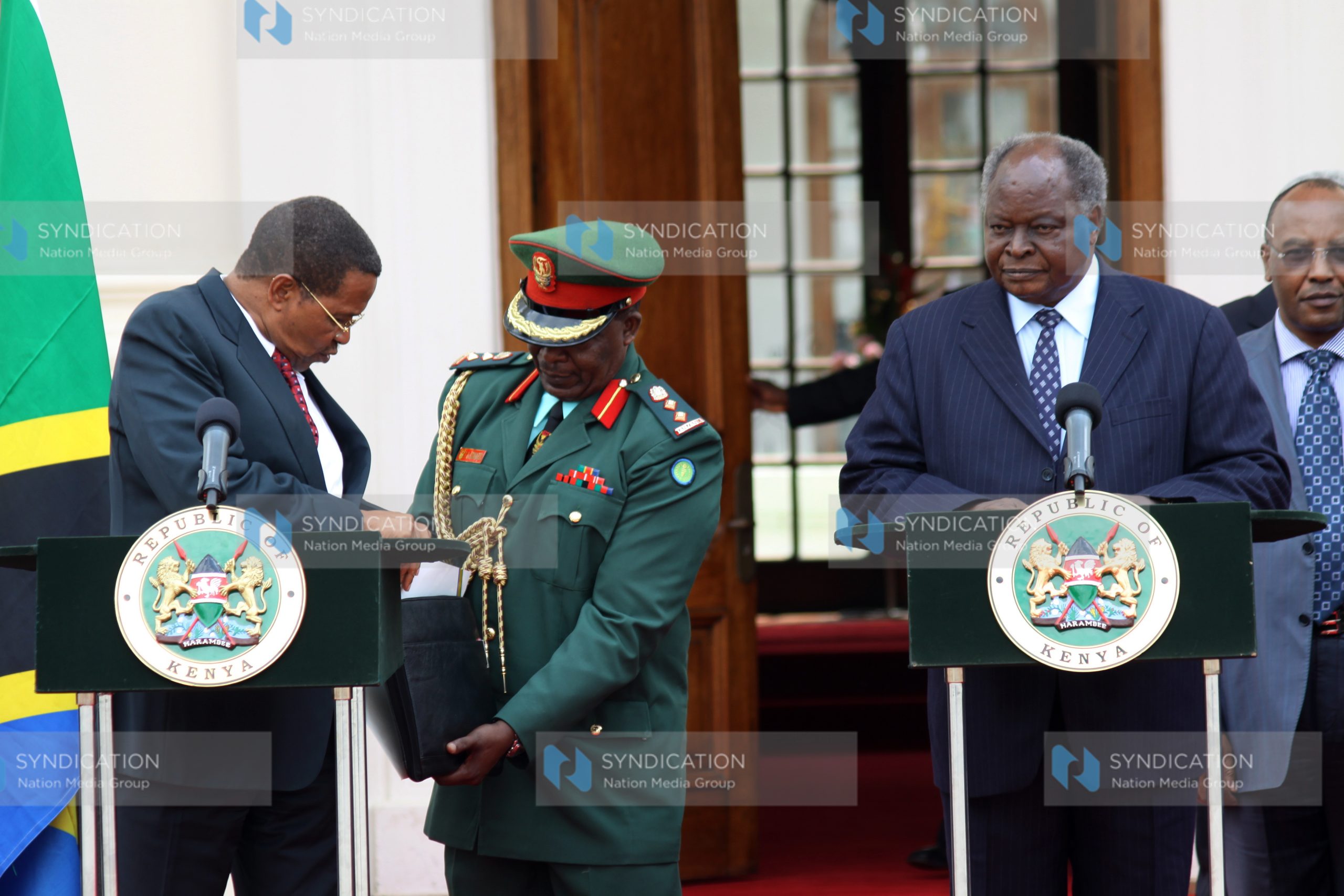 President Kikwete is in the country for a three-day state visit.