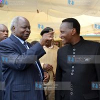 Burial of his brother Bernard Nderitu at Gatuyaini in Othaya