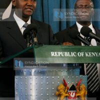 Government Spokesperson Dr. Alfred Mutua (left)