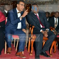 Tourism Cabinet Secretary Najib Balala (left)