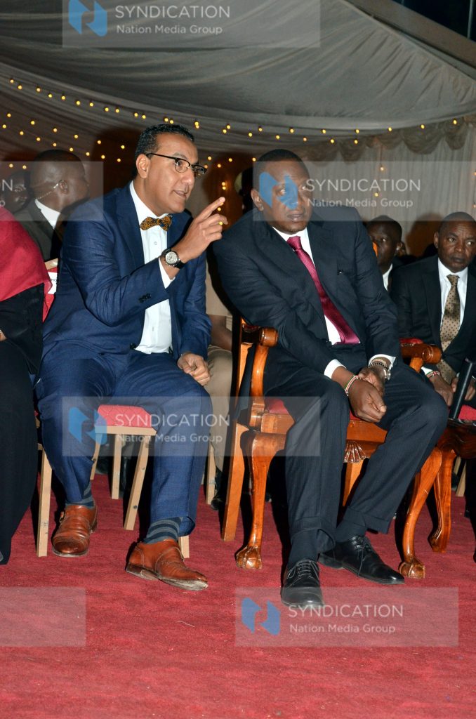 Tourism Cabinet Secretary Najib Balala (left)