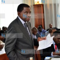 James Orengo in court at the Milimani Law Court