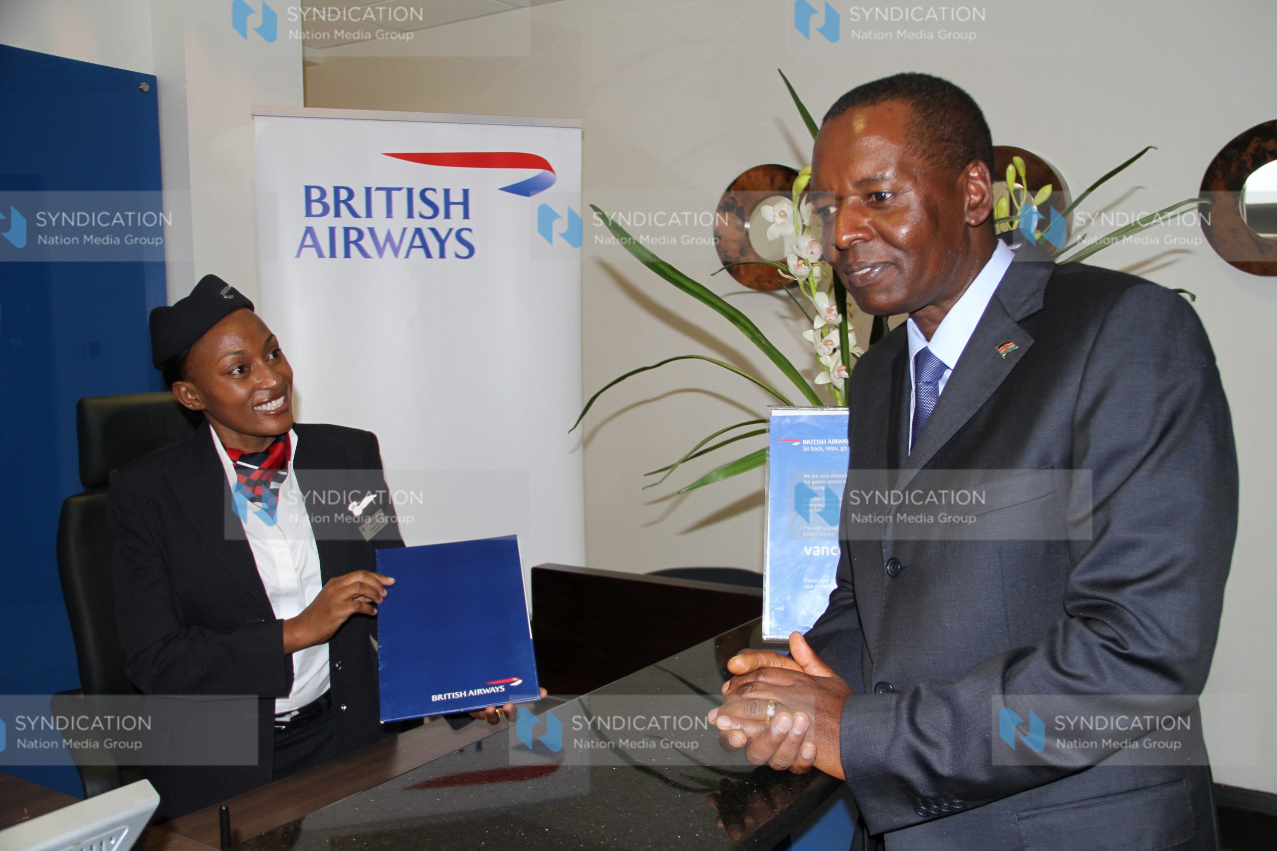 Official re-opening of the British airways Airport Lounge at JKIA