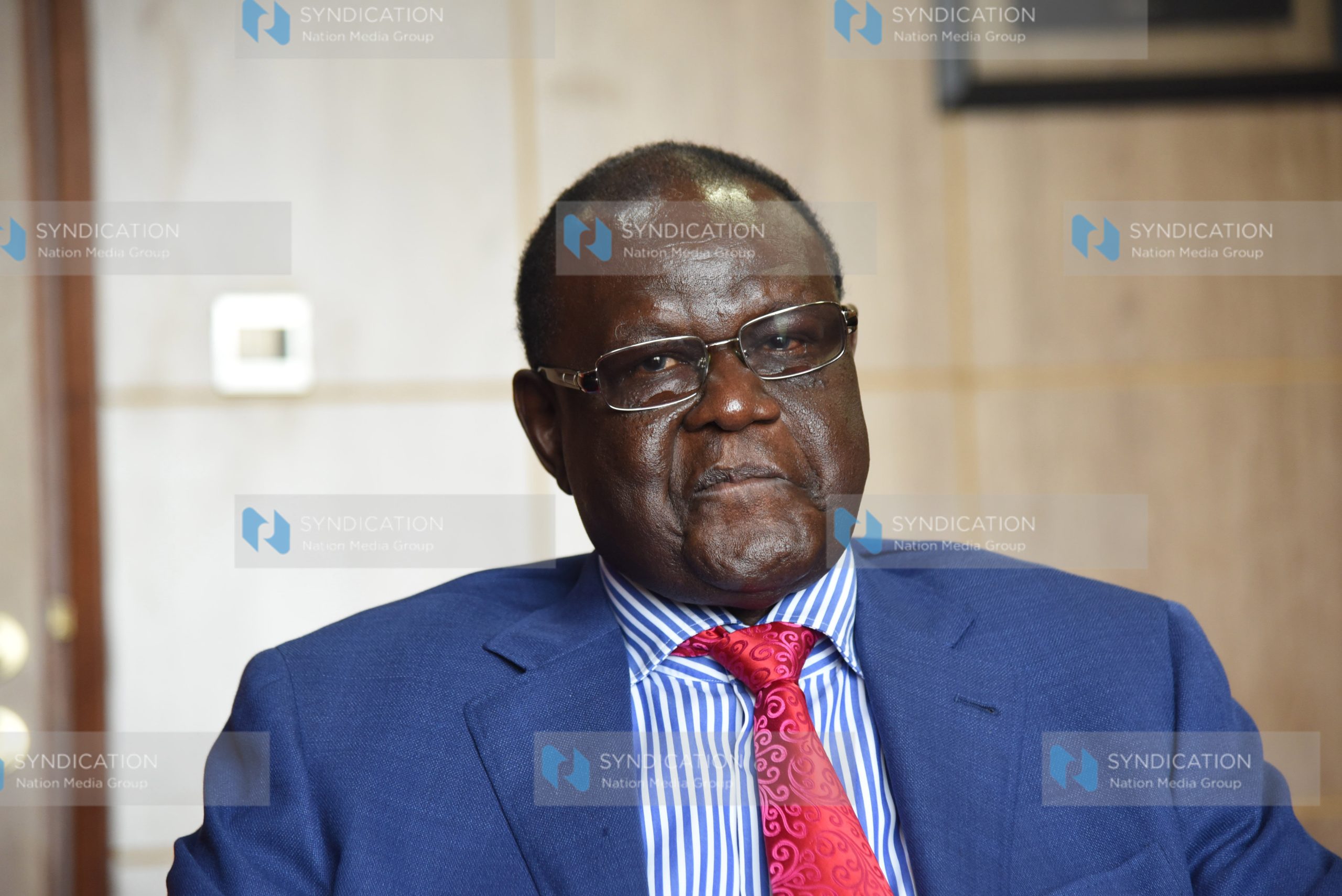 Meru Governor Kiraitu Murungi during an interview