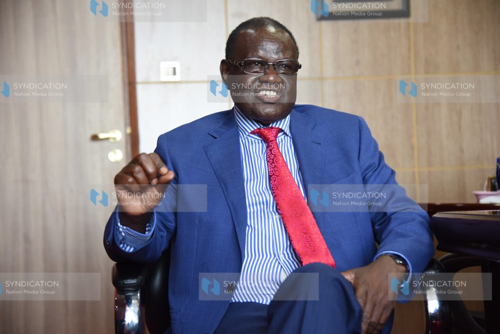 Meru Governor Kiraitu Murungi during an interview