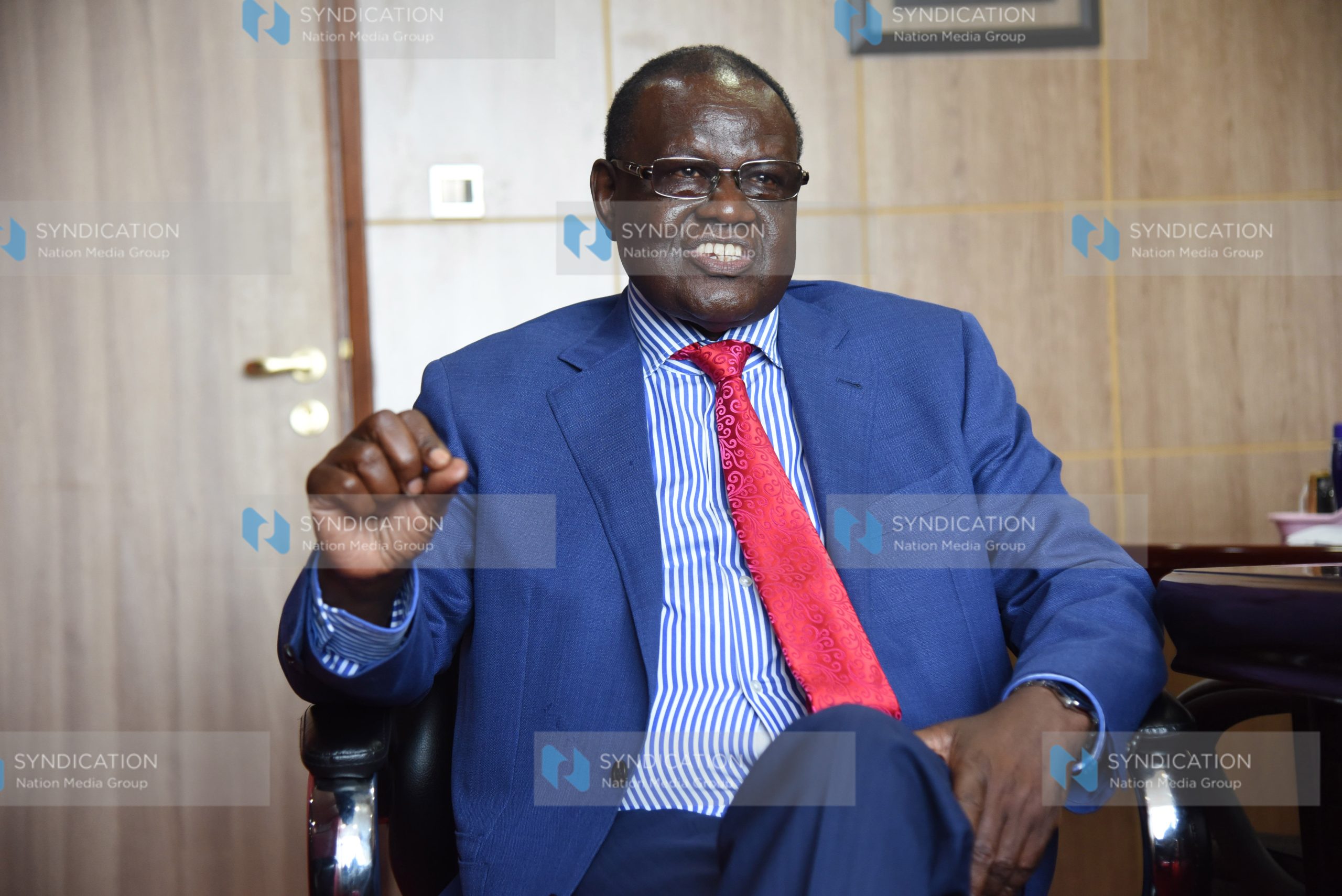 Meru Governor Kiraitu Murungi during an interview