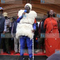 Raila Odinga and his running mate Martha Karua