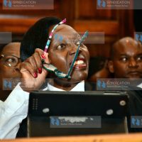 Martha Karua at the Supreme Court of Kenya