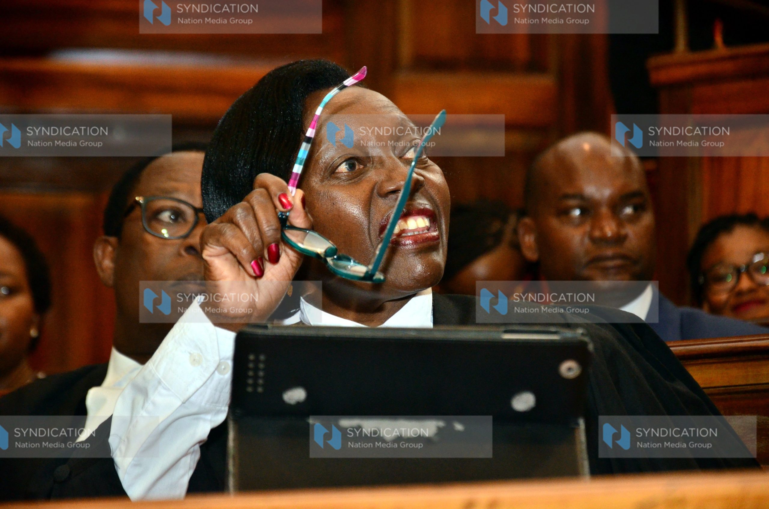 Martha Karua at the Supreme Court of Kenya