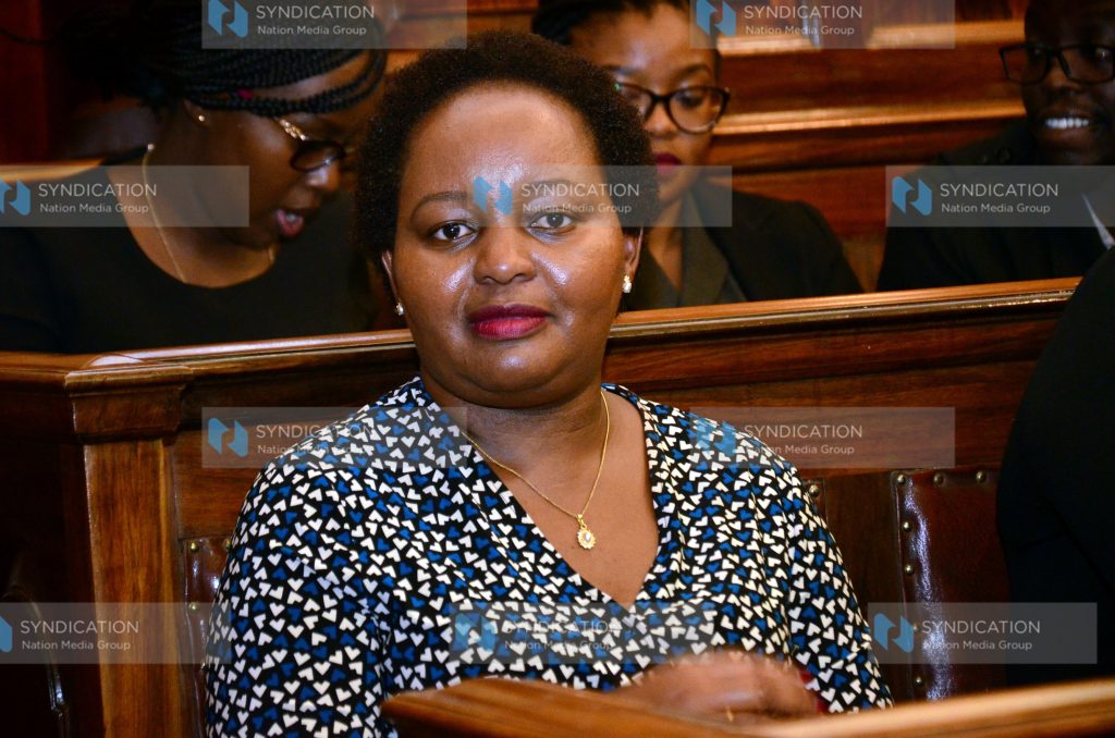 Governor Anne Waiguru at the Supreme Court of Kenya