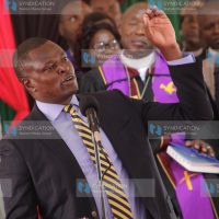 Interdenominational prayer service at Kerugoya Stadium