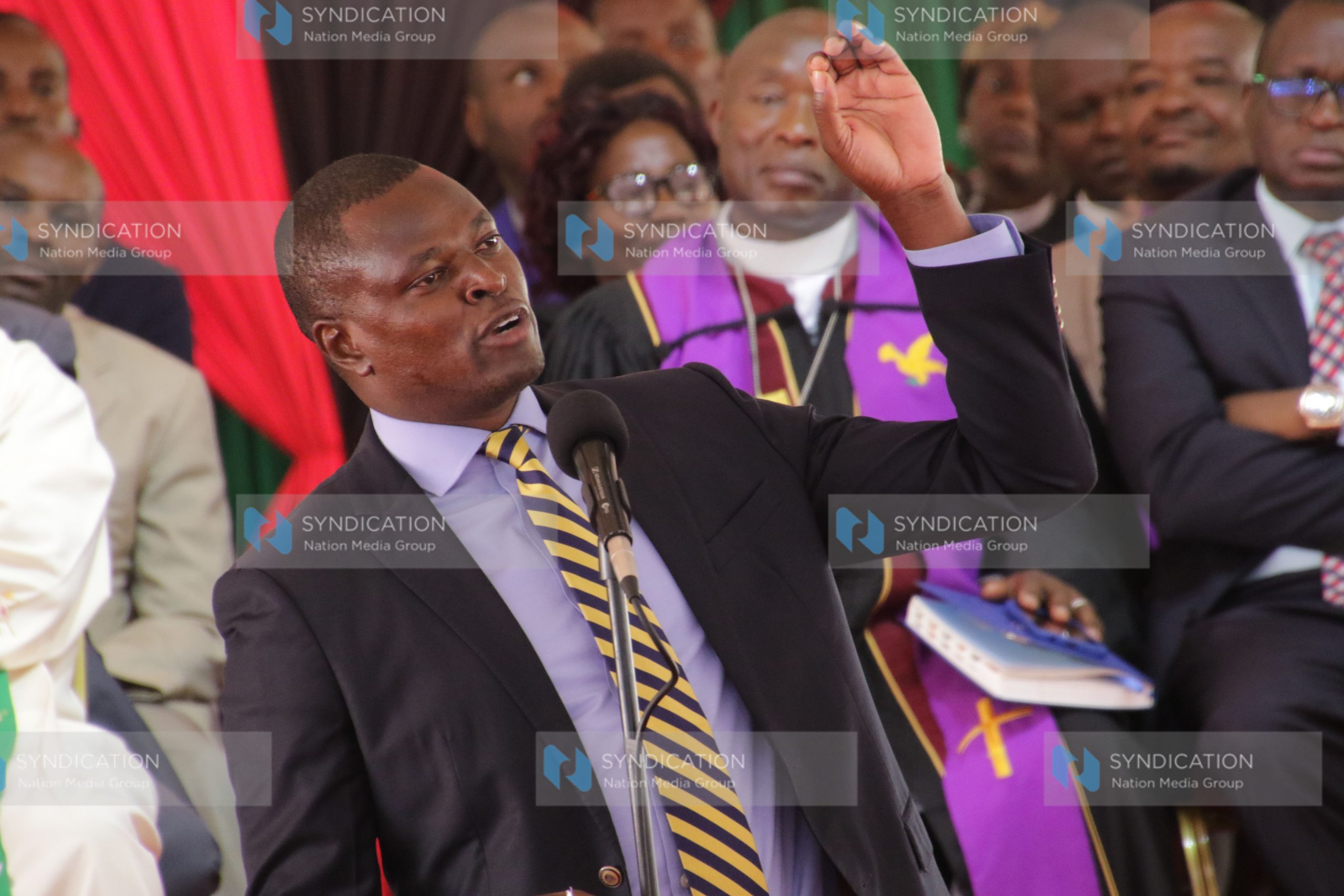 Interdenominational prayer service at Kerugoya Stadium