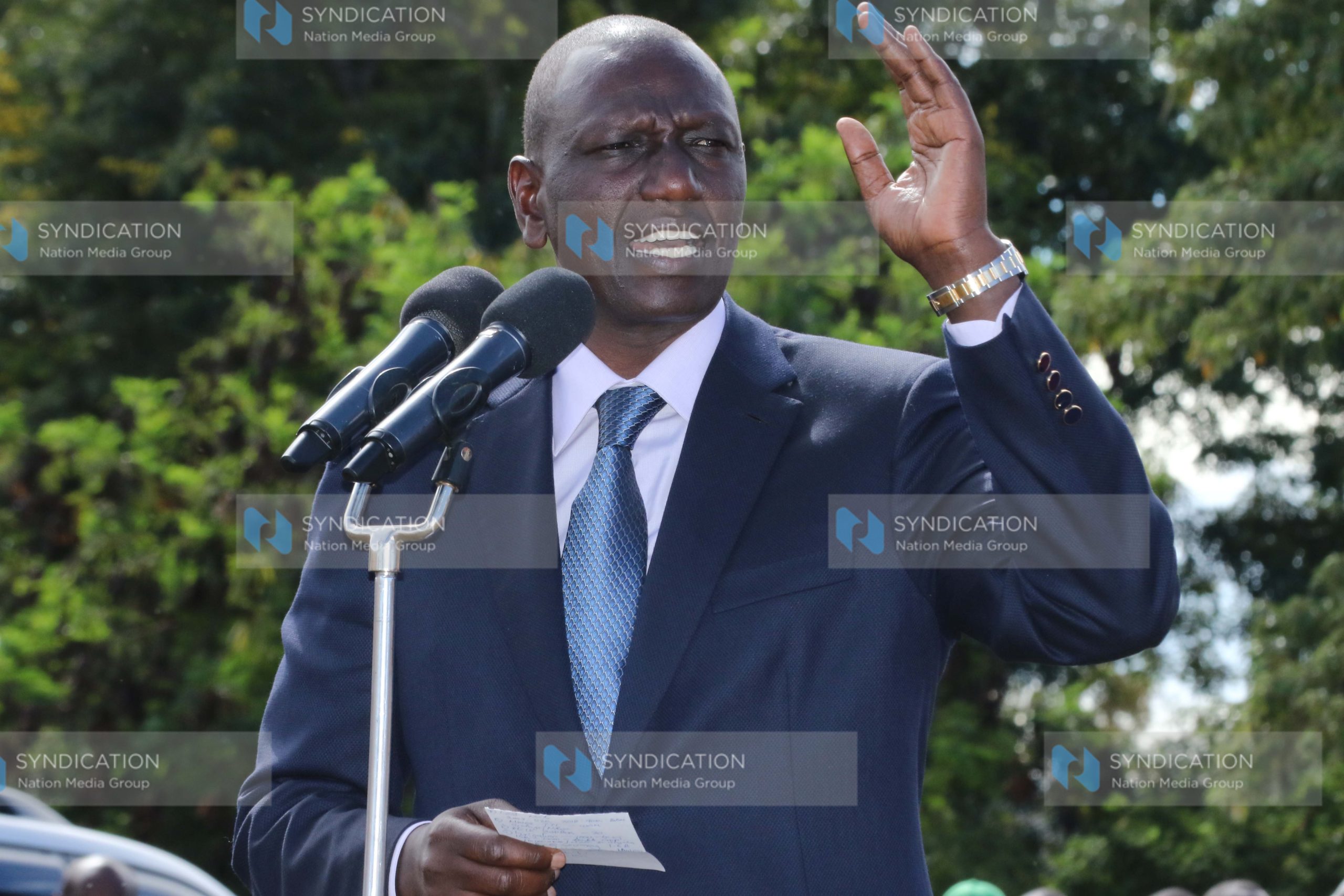William Ruto addresses Faithfuls at St Peter’s Claver Mwea Catholic church