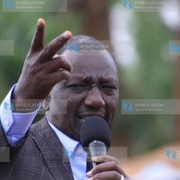 President William Ruto addresses wananchi in Kagumo town