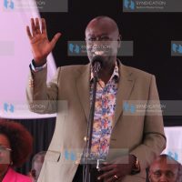 Deputy President Rigathi Gachagua makes his speech