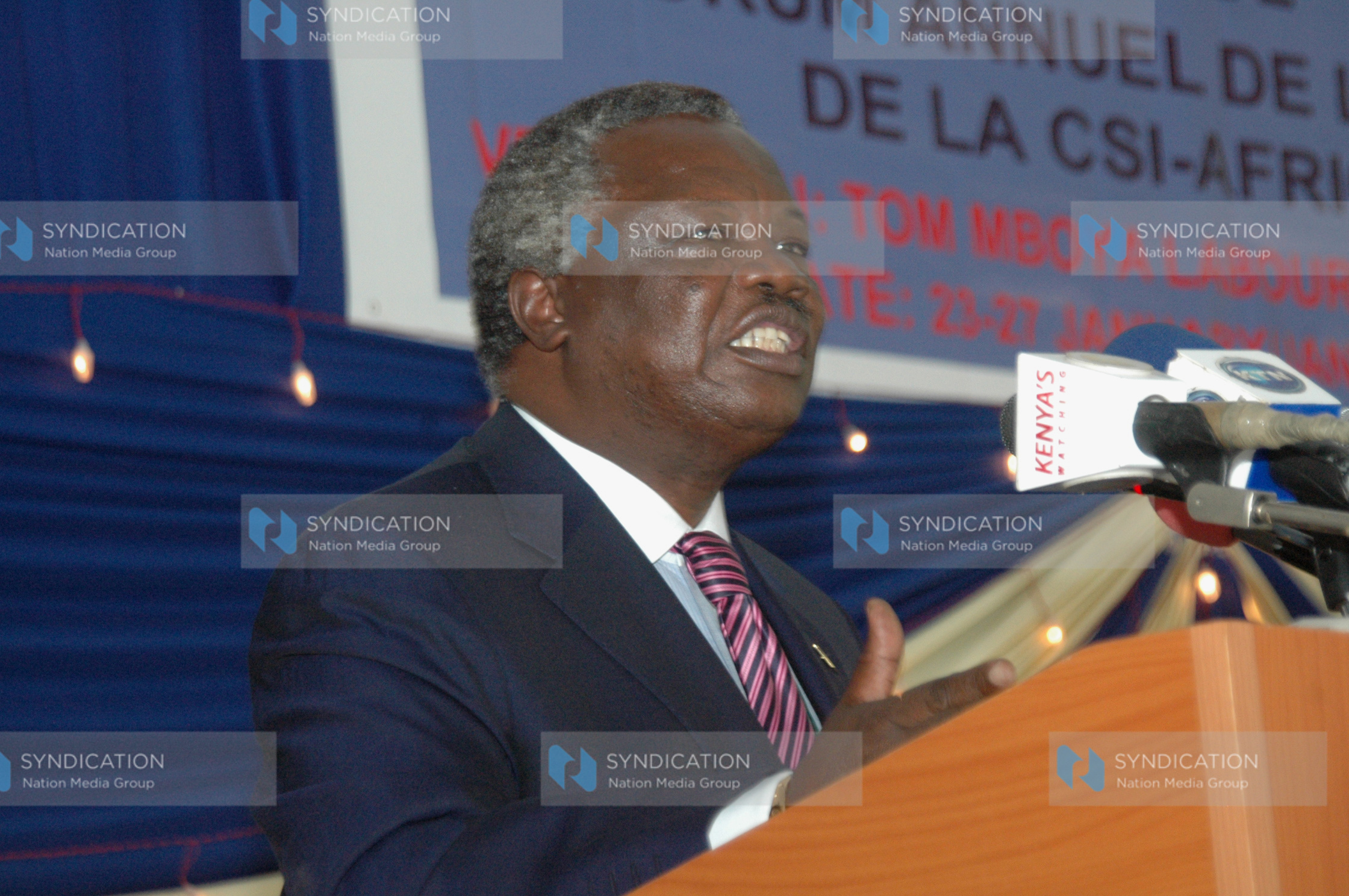 African Trade Union Annual new year school at Tom Mboya College