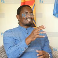 Mwangi Kiunjuri during a one in one interview at his office