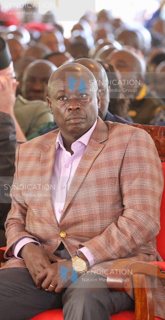 Deputy president Rigathi Gachagua at Kakamega state lodge