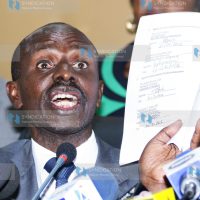 Kenya National Union of Teacher (KNUT) Chairman Wilson Sossion